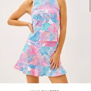 Lilly Pulitzer Luxletic Skort and Top Set